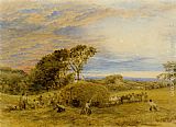 The Harvest Field by John Linnell